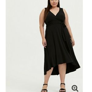 Torrid sleeveless high low dress women's size 3x
